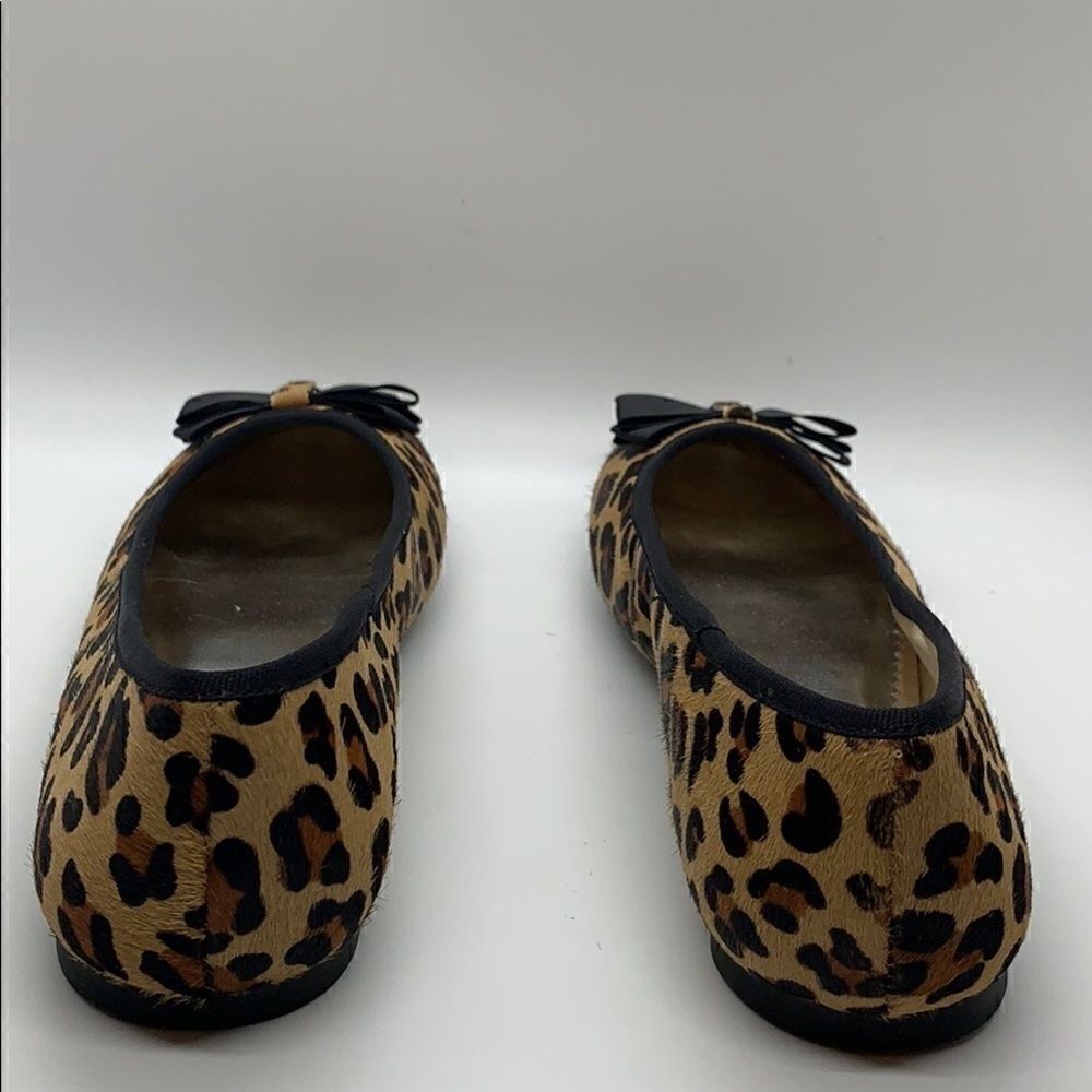 Lands’ End leopard Flats with bow - Picture 4 of 8